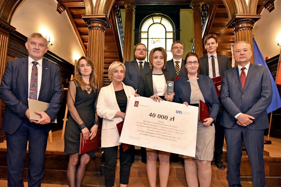 Dwa zespoły z PŁ i UMed laureatami konkursu na wspólną publikację